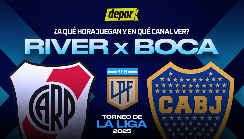 River y Boca Juniors se enfrentan en un nuevo Superclásico de Argentina. (Diseño: Christian Marlow)