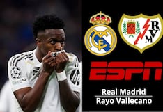 ESPN y Disney Plus transmitieron Real Madrid 4-1 Rayo Vallecano por LaLiga (12/09/2026)