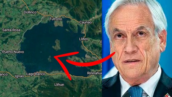 GOOGLE MAPS | Aquí te decimos dónde queda el lago Ranco, en Chile, lugar donde falleció el expresidente chileno Sebastián Piñera. (Foto: Google Maps)