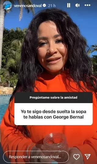 Carolina Sandoval compartió su respuesta en redes sociales (Foto: venenosandoval / Instagram)