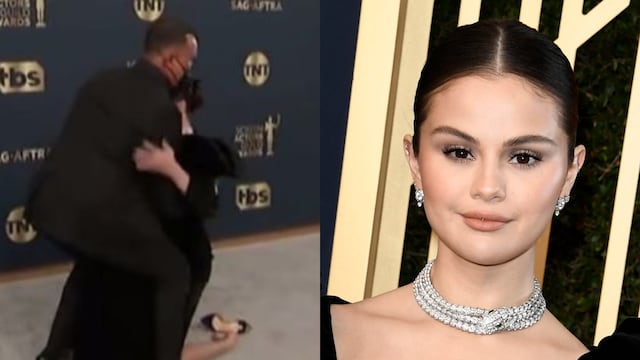 SAG Awards 2022: Selena Gomez sufrió tropezón en plena alfombra roja y esta fue su reacción 