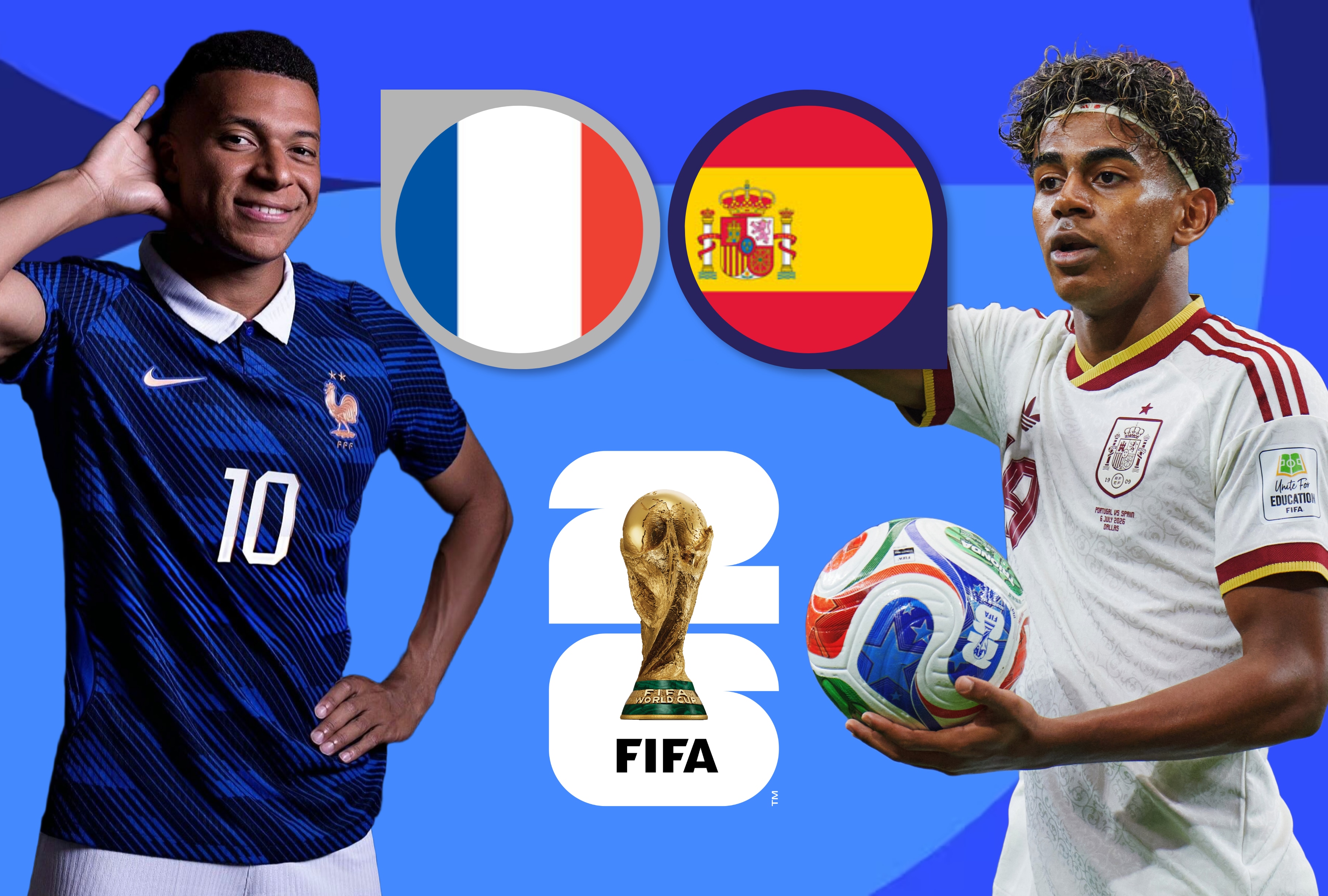 Highlights and tactical analysis of the crucial 2026 World Cup semifinal match. Get the final score, goals, and a complete match recap to discover who won the thrilling face-off between France and Spain today. | Photo by fifa.com / Depor