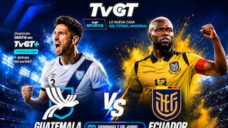 TVGT Sports, transmisión del Guatemala vs. Ecuador por TV abierta