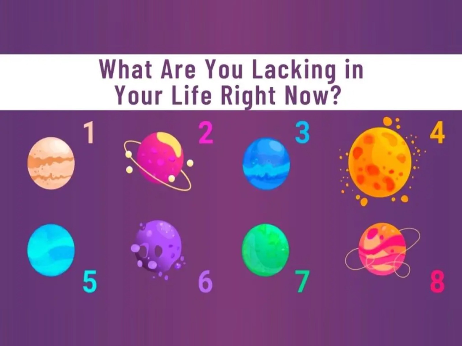 TEST VISUAL | En esta imagen se pueden apreciar muchos planetas. Tienes que seleccionar uno. (Foto: namastest.net)