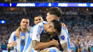 Argentina vence 2-0 a Perú y clasifica primero en el grupo A de la Copa América 2024