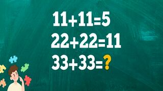 Estoy seguro de que tardarás más de 7 segundos en hallar la lógica de este reto matemático