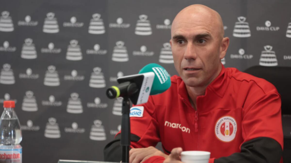 Luis Horna es el capitán del equipo peruano de Copa Davis. (Foto: Andina)