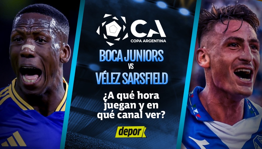 Boca vs Vélez por semifinal de Copa Argentina. (Diseño: Depor)