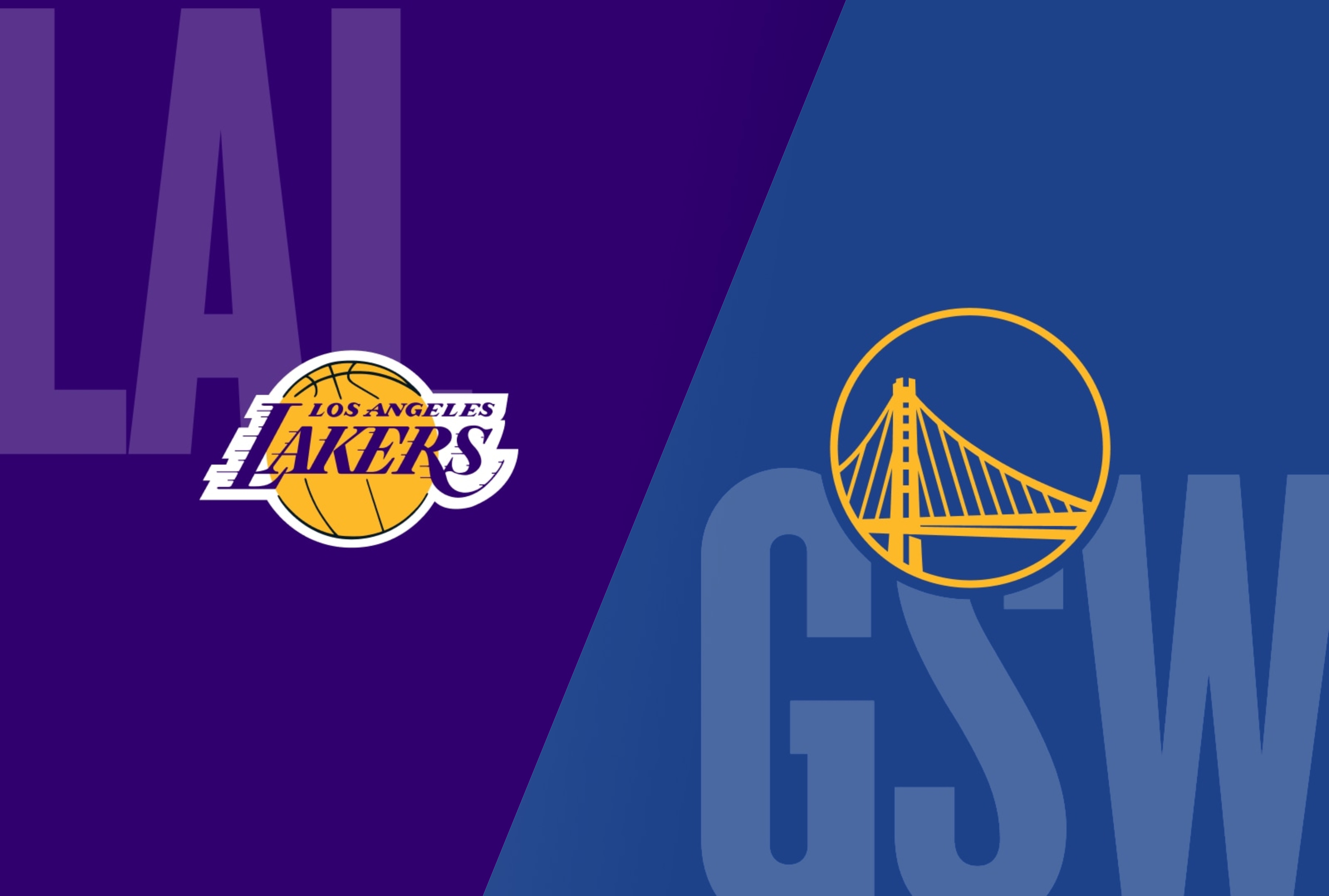 Horarios y guía de canales para ver el duelo entre Los Angeles Lakers y Golden State Warriors por la pretemporada de la NBA 2026. | Crédito: nba.com / Composición Depor