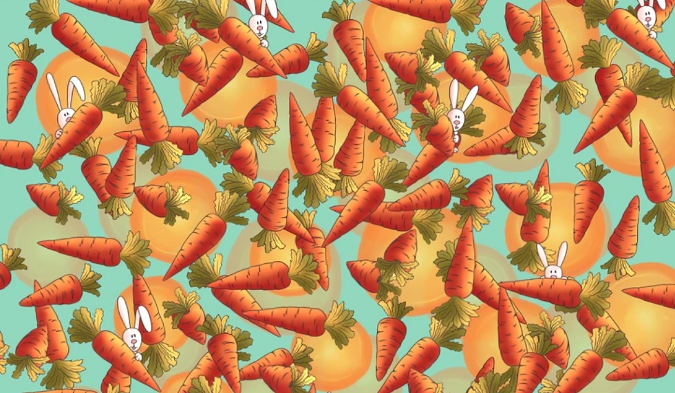 Acertijo Visual: Encuentra el lápiz oculto entre las zanahorias ¡Tienes solo 10 segundos! (Foto: GenialGuru)