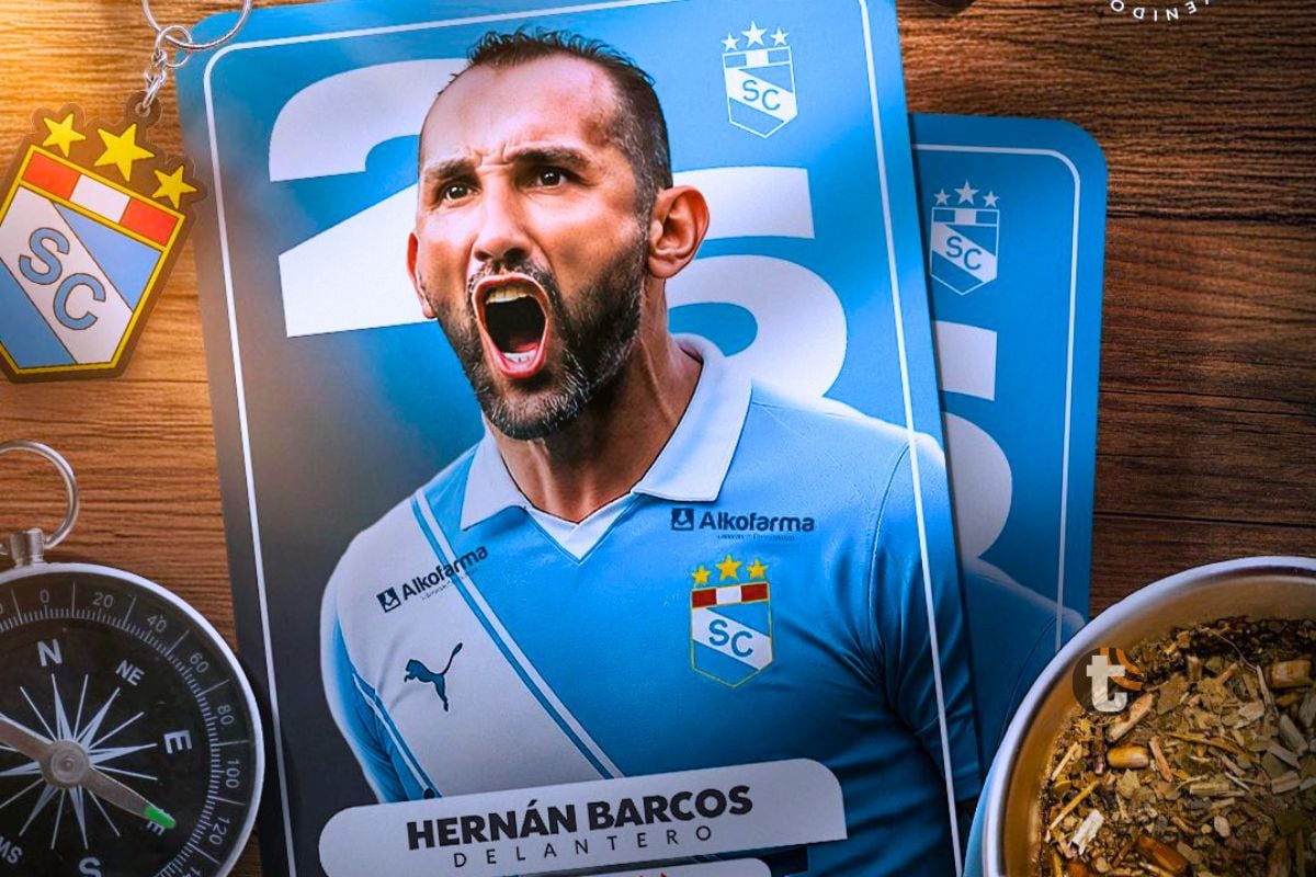 ¡OFICIAL! Hérnán Barcos es el nuevo jugador de Sporting Cristal (Foto: @SCristal)