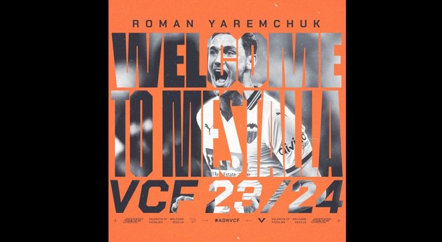 Roman Yaremchuk a Valencia| Procedencia: Brujas.