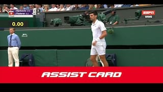 ¡Como a Nadal en 'semis'! Mira el primer puntazo que le hizo Roger Federer a Novak Djokovic en la final de Wimbledon [VIDEO]