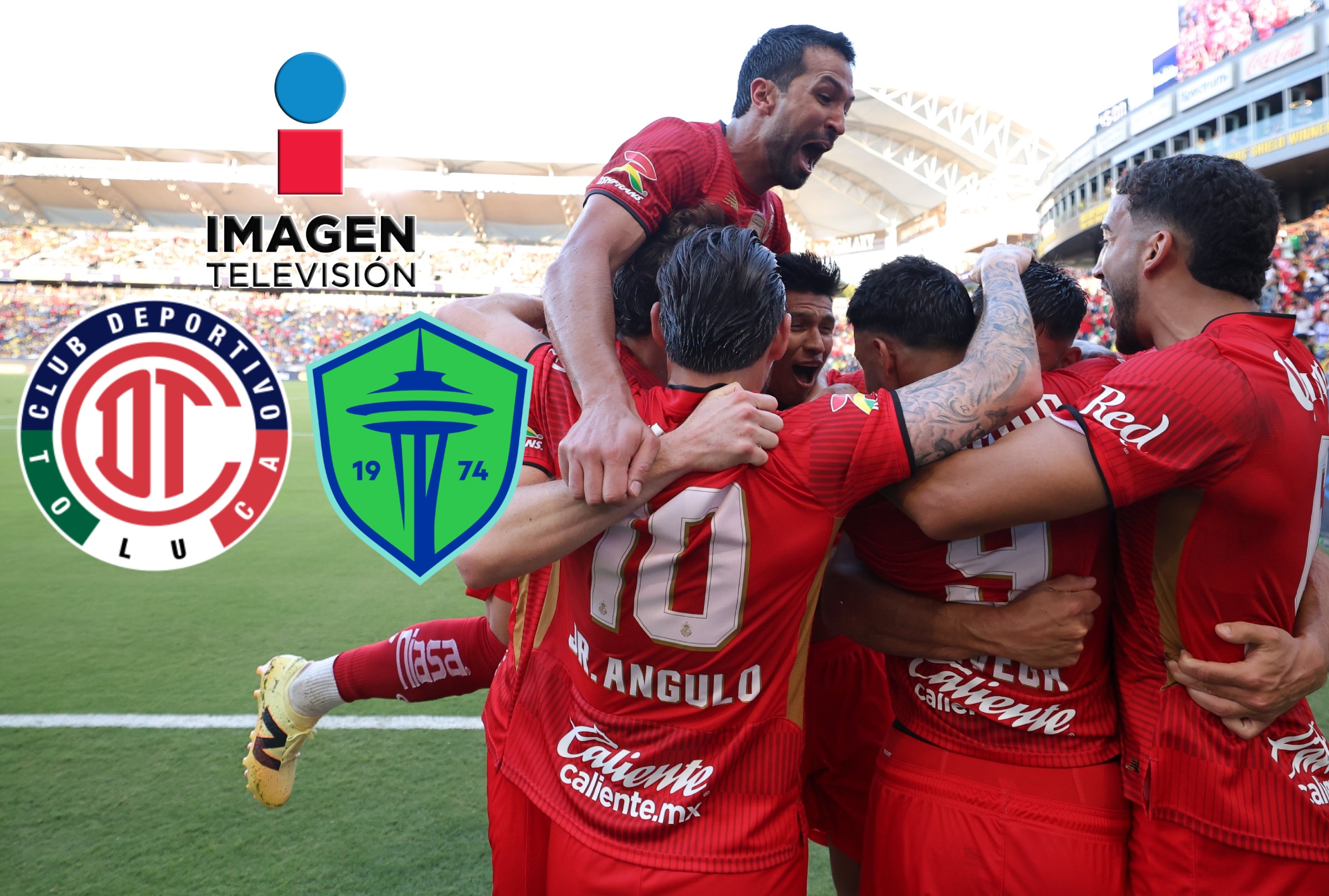 TOLUCA DE LERDO, MÉXICO, 05/07/2026.- Imagen TV transmitirá EN VIVO y GRATIS el partido entre Toluca vs. Seattle Sounders por la Leagues Cup . El compromiso se realizará en el Estadio Nemesio Diez de Toluca de Lerdo. FOTO: X de Toluca.
