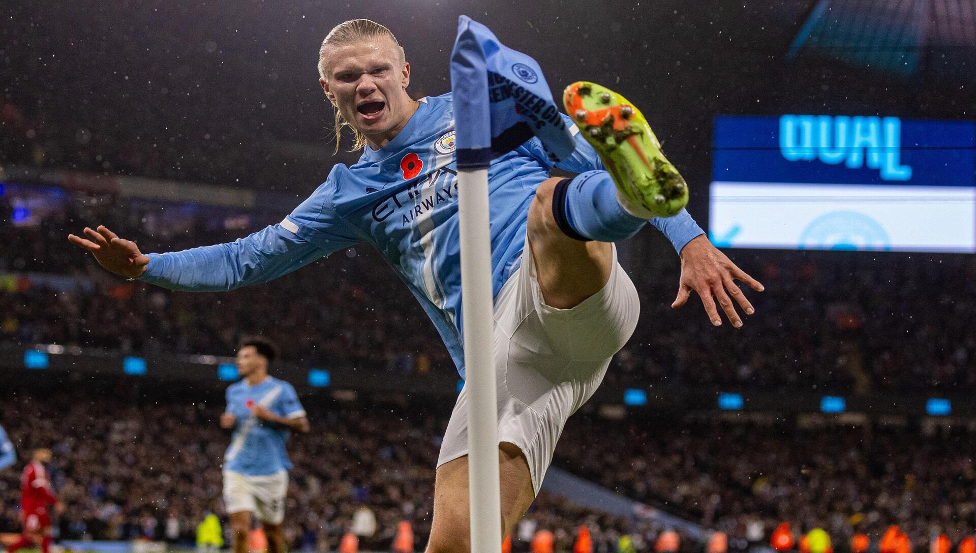 Haaland buscará extender su buen momento de cara al arco en el duelo Newcastle vs Manchester City (Crédito: Alamy Stock Photo).