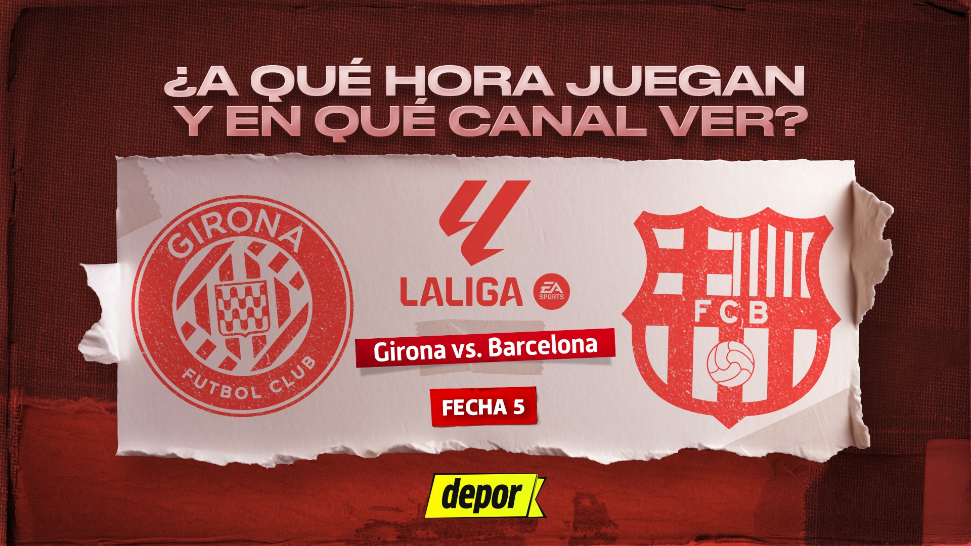 Barcelona vs Girona EN VIVO por la fecha 5 de LaLiga de España.