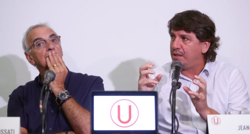 Jean Ferrari y Jorge Fossati (Foto: Universitario)