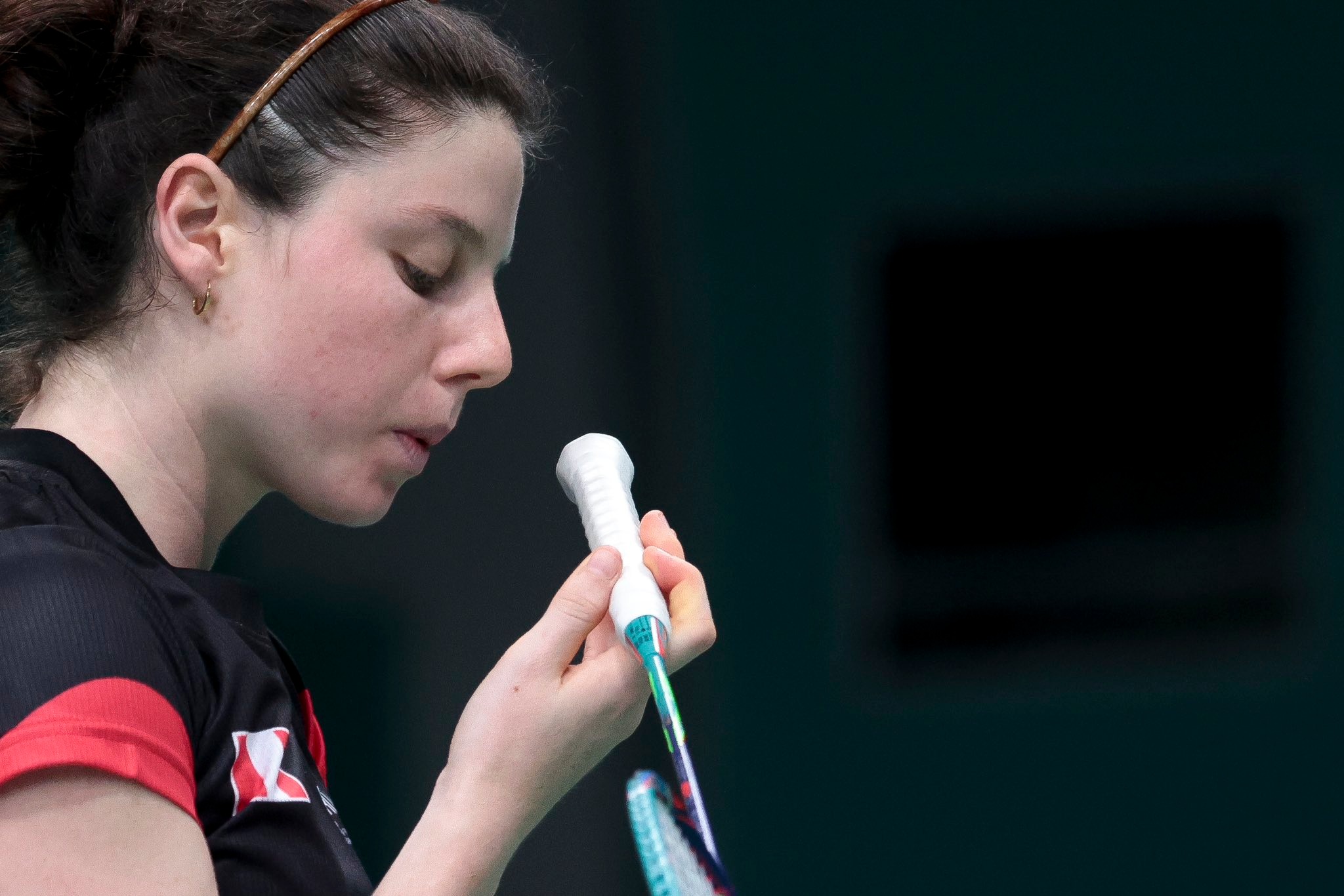 Inés Castillo, medalla de bronce de Perú en Bádminton. (Javier Vergara / Santiago 2023)