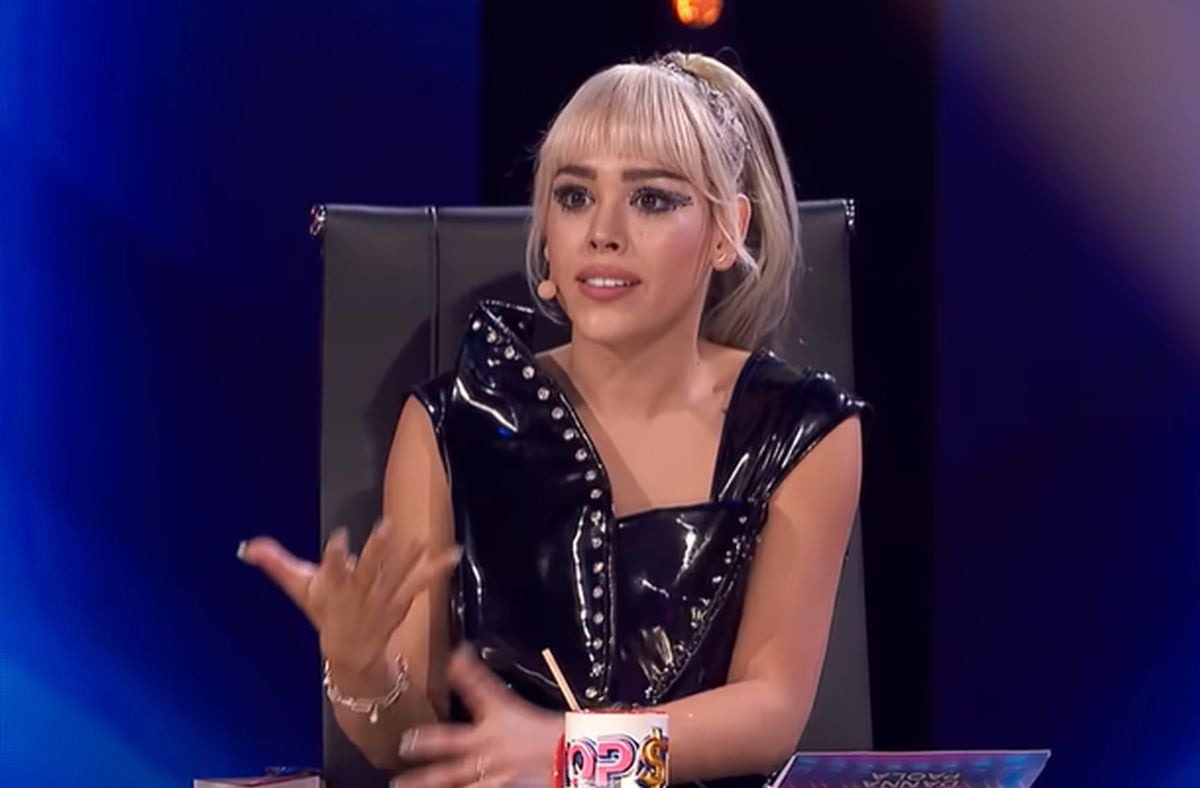 Danna Paola en "Top Star ¿Cuánto vale tu voz?" (Foto: Mediaset España)