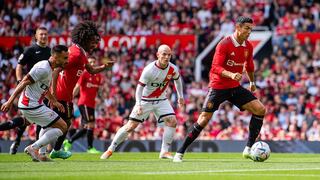 Con Cristiano Ronaldo: Manchester United empató ante Rayo en el último amistoso de pretemporada