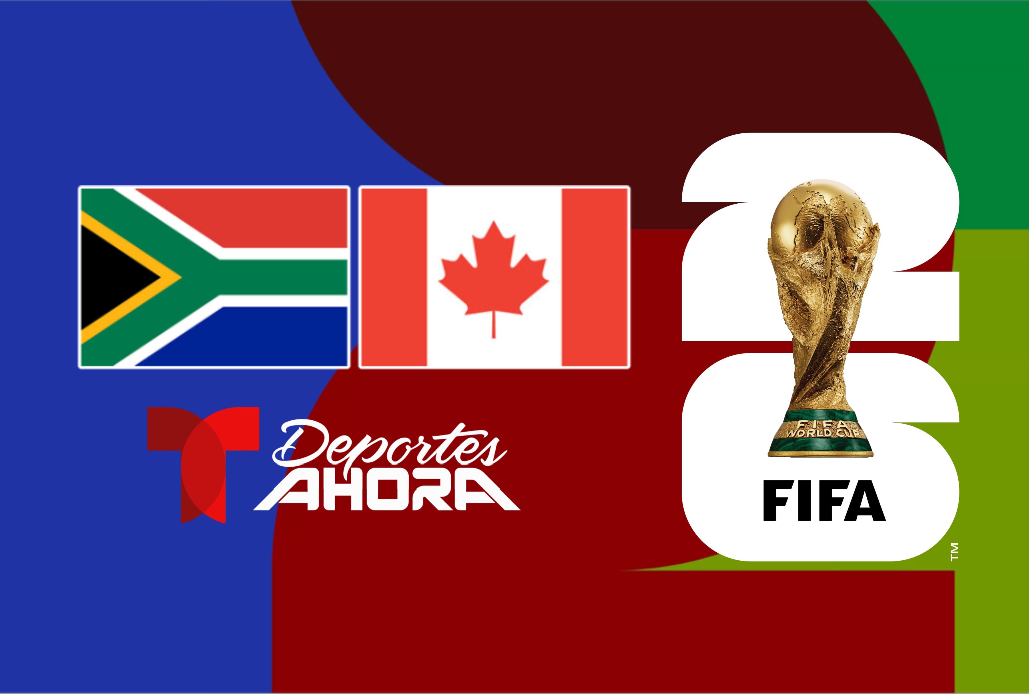 El seleccionado de Canadá busca el pase a octavos ante Sudáfrica. Siga la transmisión por Telemundo Deportes Ahora en vivo y la plataforma Peacock para ver fútbol online y TV abierta en Estados Unidos. | Crédito: fifa.com / Composición Mag