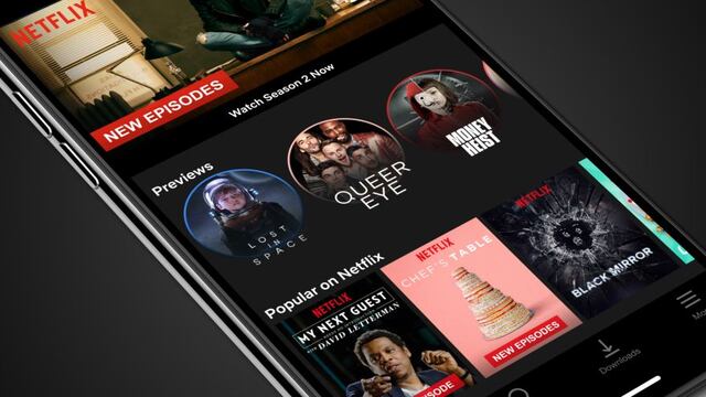 Netflix crea su propia versión del 'Stories' para mostrar avances de películas