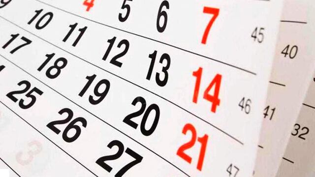 Calendario 2024 con festivos en Perú: días no laborales y feriados del próximo año