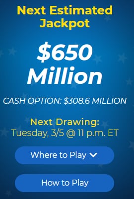 El sorteo del jackpot subió hasta los 650 millones de dólares (Foto: Megamillions)