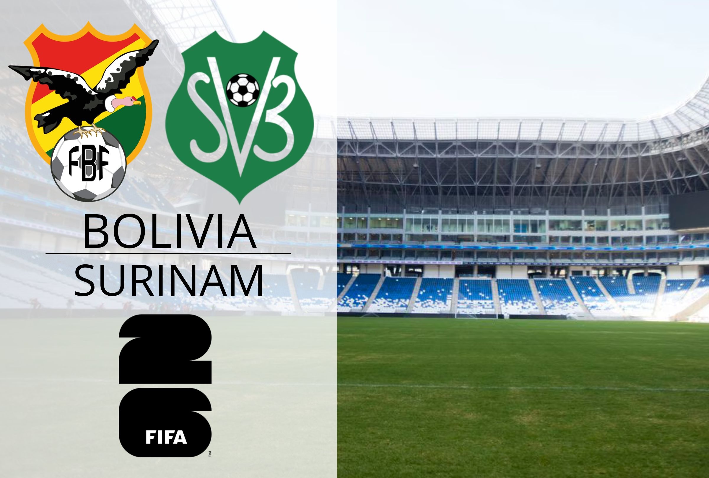 Conoce la fecha, horarios, canales de TV y streaming online para ver el repechaje entre Bolivia vs. Surinam en vivo este jueves 27 de marzo. (Foto: Composición Depor)
