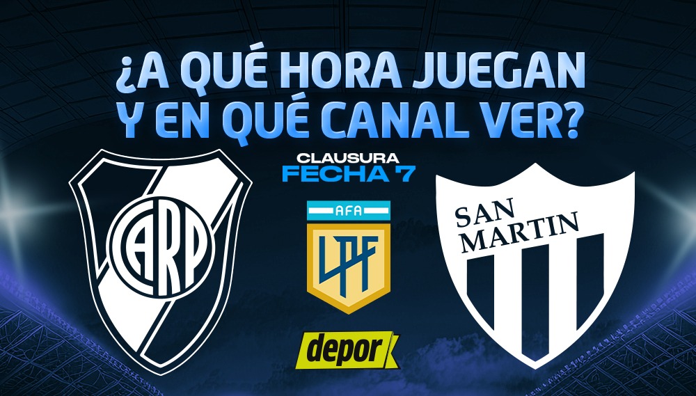 River vs. San Martin por la Liga Profesional Argentina | Diseño: Christian Marlow