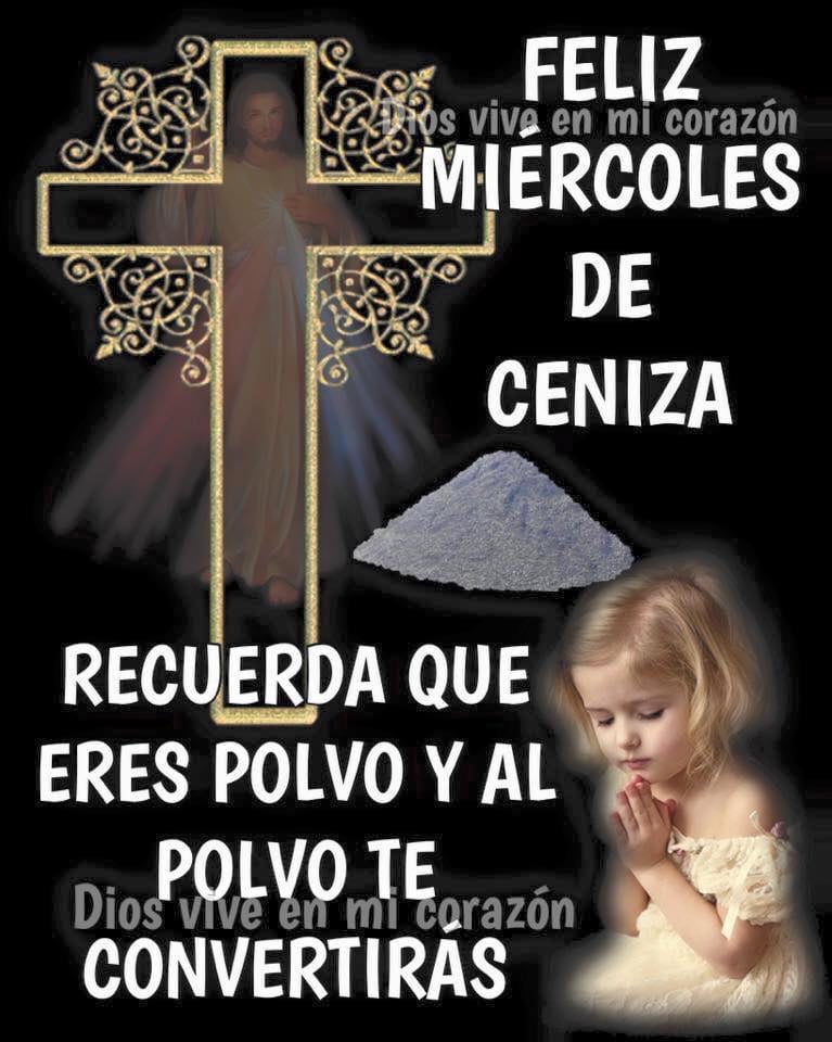 Mejores imágenes para enviar por el Miércoles de Ceniza (Foto: internet)