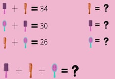 Aquellos con gran capacidad intelectual podrán resolver este reto matemático en 10 segundos