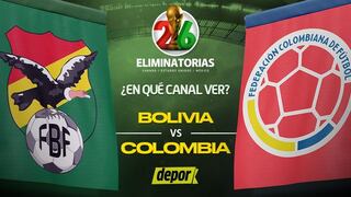 En qué canales ver Bolivia vs. Colombia: Eliminatorias 2026