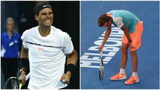 Así terminó el rival de Rafael Nadal tras partido de más de cuatro horas en el Abierto de Australia (FOTOS)