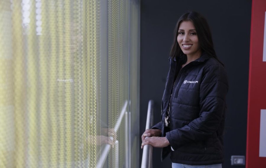 Kimberly García: “Las personas están felices con mi medalla de plata, yo me exijo a conseguir algo más”. (Hugo Pérez / GEC)