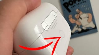 Airpods de Apple: qué es el botón trasero del case de tus audífonos
