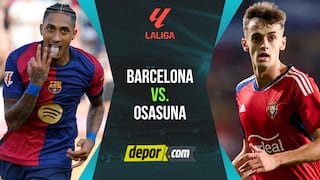 Mira hoy: Barcelona vs. Osasuna EN VIVO por DIRECTV, DSports y Movistar LaLiga en directo