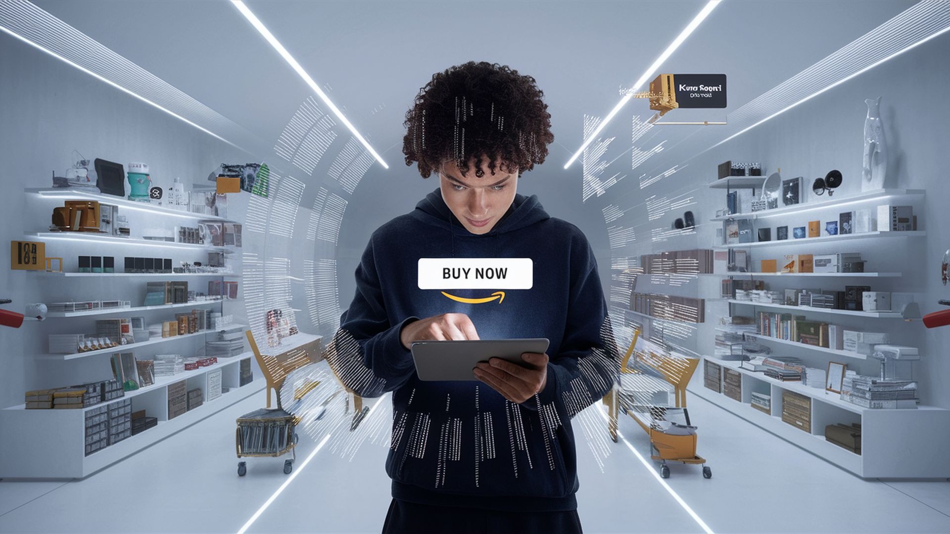 Los descuentos de Amazon están disponibles por tiempo limitado (Ideogram)