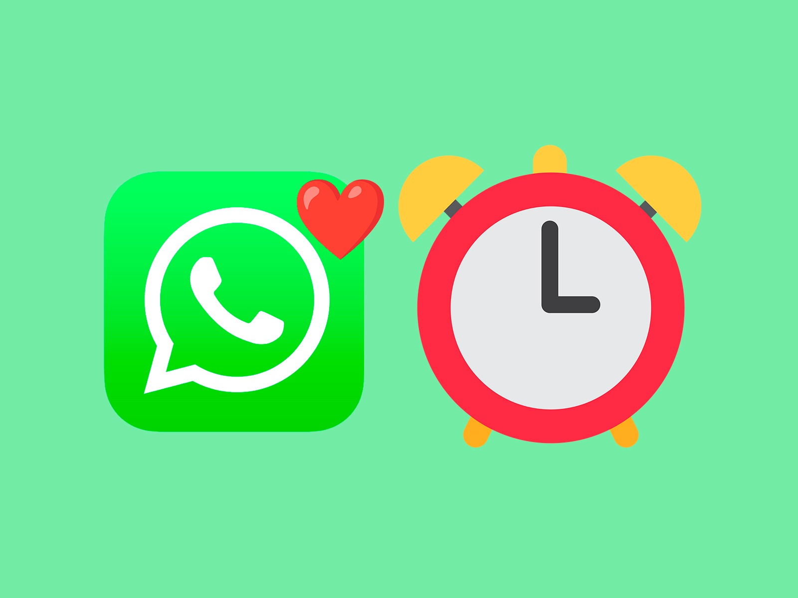 WHATSAPP | Sigue todos los pasos para este 14 de febrero. Así puedes programar tu mensaje por WhatsApp por el Día de San Valentín. (Foto: Composición)