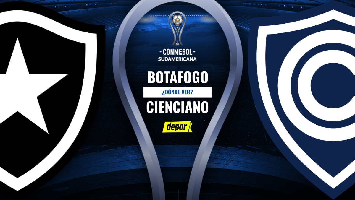 Cienciano vs. Botafogo se enfrentan para conocer a uno de los clasificados a los cuartos de final de la Copa Sudamericana 2026, con la transmisión de DSports vía DIRECTV y DGO. (Diseño: Depor)