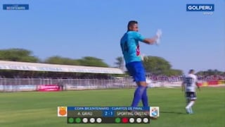 Arquero de Atlético Grau le tapó un penal a Cristian Palacios [VIDEO]