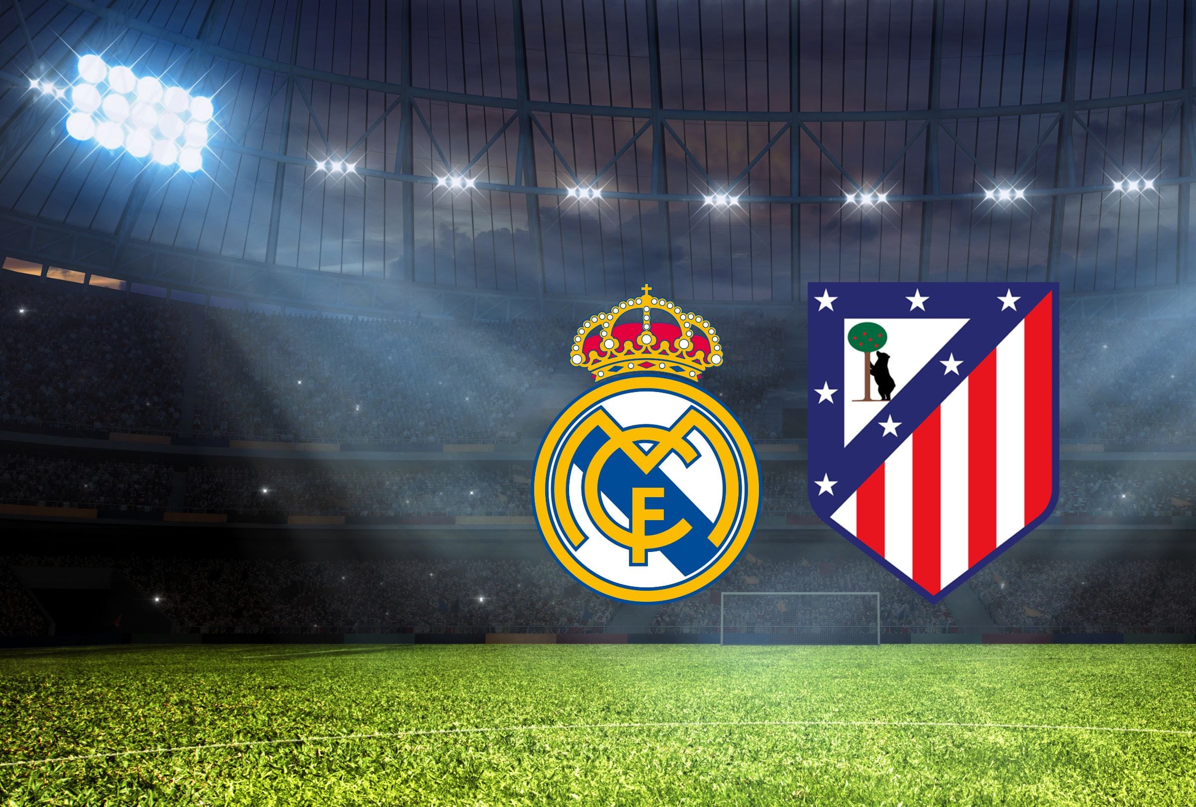 El partido Real Madrid - Atlético Madrid apunta a ser intenso de principio a fin. (Foto: Composición Depor)