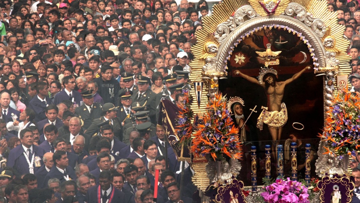 Señor de los Milagros 2023: cuándo es el próximo recorrido de la procesión, horario y ruta. (Foto: Andina)