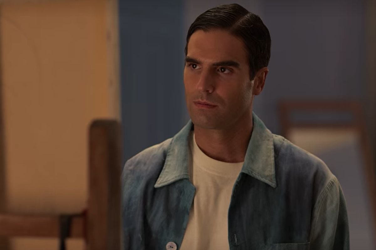 En su habitación, Goyo pinta a Eva, de quien quedó muy enamorado (Foto: Kuarzo Entertainment Argentina)