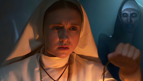 Taissa Farmiga interpreta a la Hermana Irene en la película "The Nun 2" de Michael Chaves (Foto: Warner Bros.)