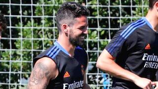 Le chocó la vacuna: Isco abandonó entrenamiento del Real Madrid con fiebre