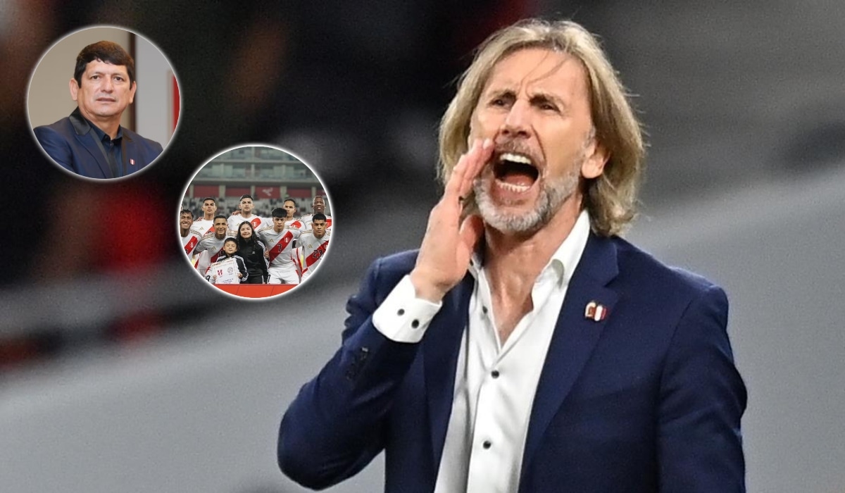 Ricardo Gareca habló sobre la Selección Peruana y Agustín Lozano. (Foto: Composición)