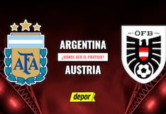 Juegan hoy, Argentina vs. Austria EN VIVO: dónde ver gratis Telefe, TyC Sports y Mi Telefe