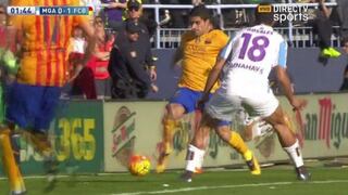 Barcelona vs. Málaga: Munir El Haddadi alarga su buena racha con este gol