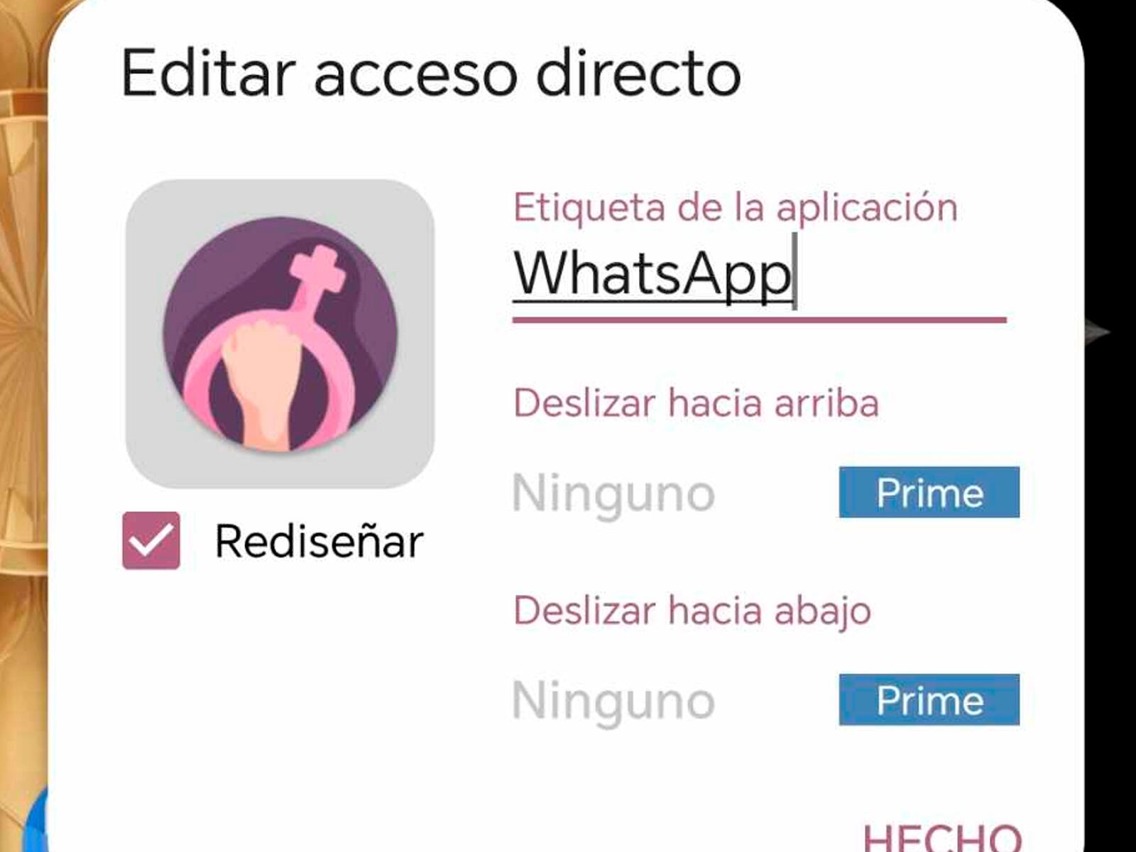 WHATSAPP | De esta manera me quedó el logo de WhatsApp por el Día de la Mujer. ¿Cómo está el tuyo? (Foto: MAG - Rommel Yupanqui)